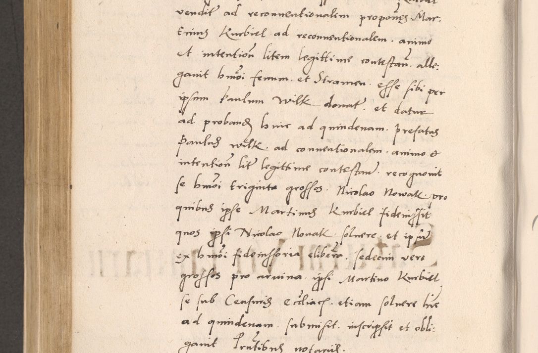 Zdjęcie nr 754 dla obiektu archiwalnego: Acta actorum, sententiarum diffinitivarum coram reverendo domino Petro Miscowski canonico et in spiritualibus vicario generali Cracoviensi ad annum Domini Mᵐᵘᵐ DXLVIᵗᵘᵐ, cuius indictio est quarta, pontificatus sanctissimi in Christo patris et domini nostri domini Pauli divina providencia pape tercii, a die tercia mensis Novembris, annus duodecimus (sic!) feliciter continuantur