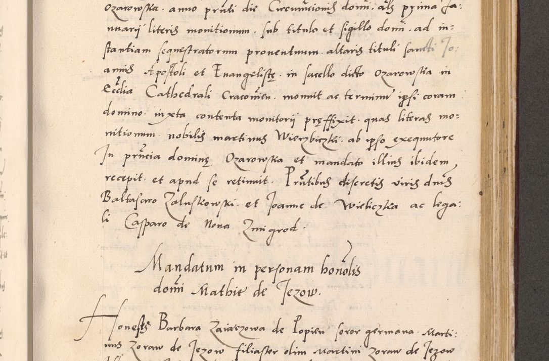 Zdjęcie nr 751 dla obiektu archiwalnego: Acta actorum, sententiarum diffinitivarum coram reverendo domino Petro Miscowski canonico et in spiritualibus vicario generali Cracoviensi ad annum Domini Mᵐᵘᵐ DXLVIᵗᵘᵐ, cuius indictio est quarta, pontificatus sanctissimi in Christo patris et domini nostri domini Pauli divina providencia pape tercii, a die tercia mensis Novembris, annus duodecimus (sic!) feliciter continuantur