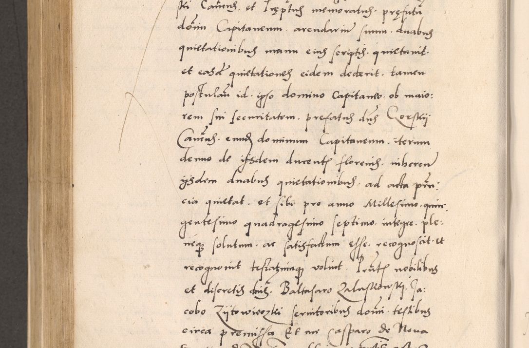 Zdjęcie nr 750 dla obiektu archiwalnego: Acta actorum, sententiarum diffinitivarum coram reverendo domino Petro Miscowski canonico et in spiritualibus vicario generali Cracoviensi ad annum Domini Mᵐᵘᵐ DXLVIᵗᵘᵐ, cuius indictio est quarta, pontificatus sanctissimi in Christo patris et domini nostri domini Pauli divina providencia pape tercii, a die tercia mensis Novembris, annus duodecimus (sic!) feliciter continuantur