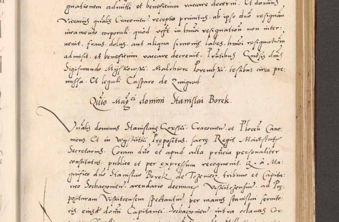 Zdjęcie nr 749 dla obiektu archiwalnego: Acta actorum, sententiarum diffinitivarum coram reverendo domino Petro Miscowski canonico et in spiritualibus vicario generali Cracoviensi ad annum Domini Mᵐᵘᵐ DXLVIᵗᵘᵐ, cuius indictio est quarta, pontificatus sanctissimi in Christo patris et domini nostri domini Pauli divina providencia pape tercii, a die tercia mensis Novembris, annus duodecimus (sic!) feliciter continuantur