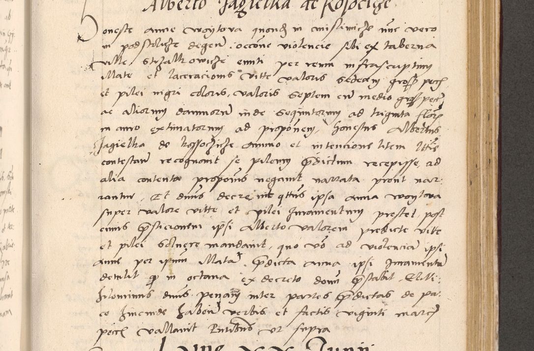 Zdjęcie nr 731 dla obiektu archiwalnego: Acta actorum, sententiarum diffinitivarum coram reverendo domino Petro Miscowski canonico et in spiritualibus vicario generali Cracoviensi ad annum Domini Mᵐᵘᵐ DXLVIᵗᵘᵐ, cuius indictio est quarta, pontificatus sanctissimi in Christo patris et domini nostri domini Pauli divina providencia pape tercii, a die tercia mensis Novembris, annus duodecimus (sic!) feliciter continuantur