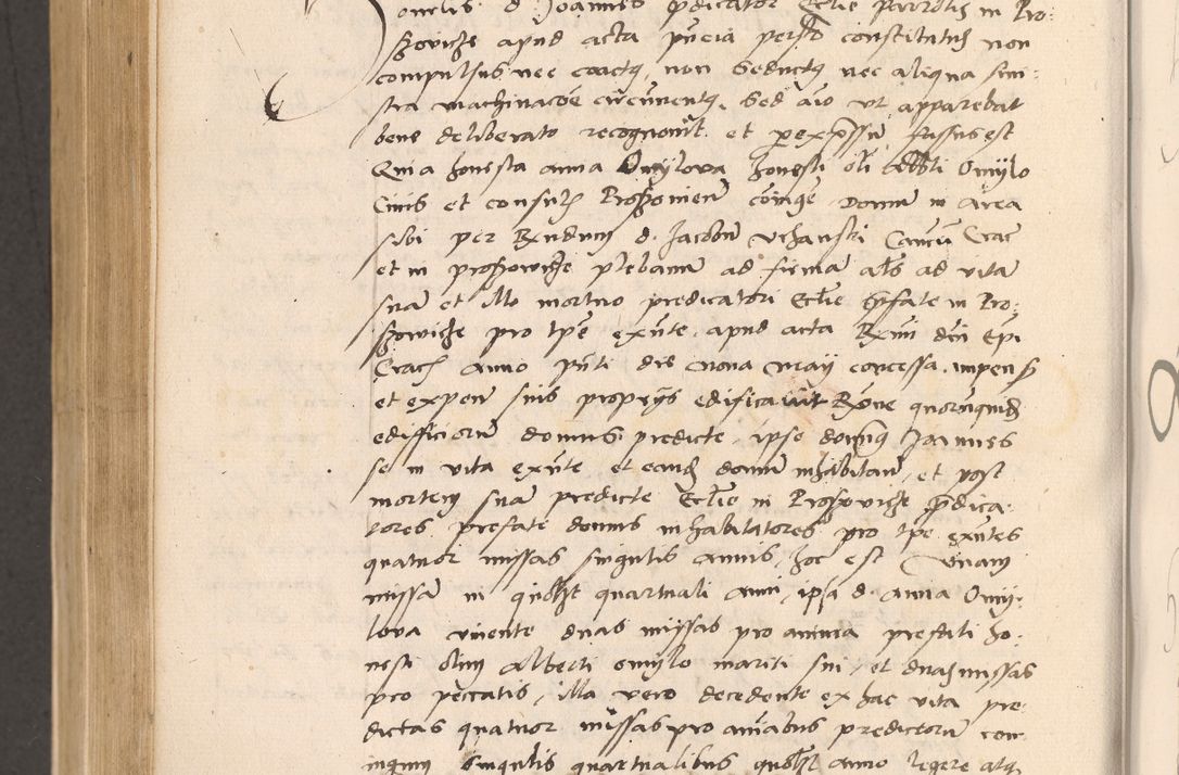 Zdjęcie nr 732 dla obiektu archiwalnego: Acta actorum, sententiarum diffinitivarum coram reverendo domino Petro Miscowski canonico et in spiritualibus vicario generali Cracoviensi ad annum Domini Mᵐᵘᵐ DXLVIᵗᵘᵐ, cuius indictio est quarta, pontificatus sanctissimi in Christo patris et domini nostri domini Pauli divina providencia pape tercii, a die tercia mensis Novembris, annus duodecimus (sic!) feliciter continuantur