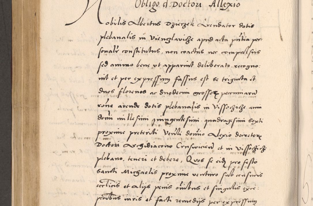 Zdjęcie nr 720 dla obiektu archiwalnego: Acta actorum, sententiarum diffinitivarum coram reverendo domino Petro Miscowski canonico et in spiritualibus vicario generali Cracoviensi ad annum Domini Mᵐᵘᵐ DXLVIᵗᵘᵐ, cuius indictio est quarta, pontificatus sanctissimi in Christo patris et domini nostri domini Pauli divina providencia pape tercii, a die tercia mensis Novembris, annus duodecimus (sic!) feliciter continuantur