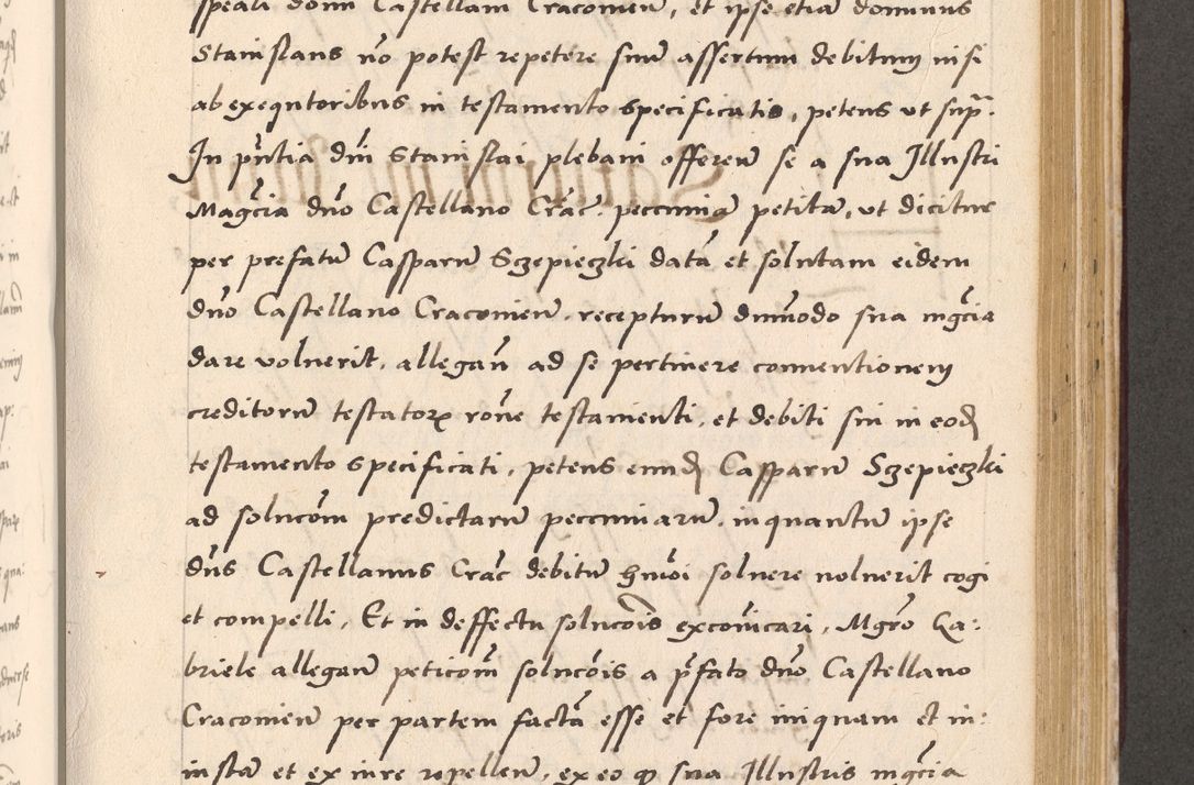 Zdjęcie nr 713 dla obiektu archiwalnego: Acta actorum, sententiarum diffinitivarum coram reverendo domino Petro Miscowski canonico et in spiritualibus vicario generali Cracoviensi ad annum Domini Mᵐᵘᵐ DXLVIᵗᵘᵐ, cuius indictio est quarta, pontificatus sanctissimi in Christo patris et domini nostri domini Pauli divina providencia pape tercii, a die tercia mensis Novembris, annus duodecimus (sic!) feliciter continuantur