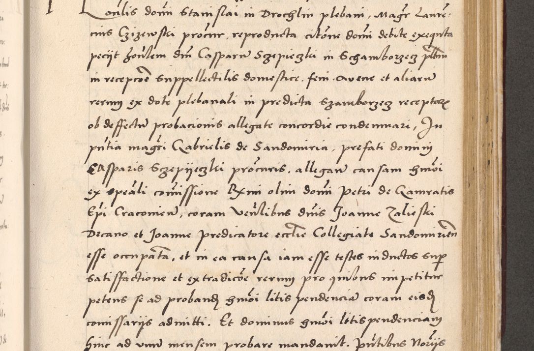 Zdjęcie nr 709 dla obiektu archiwalnego: Acta actorum, sententiarum diffinitivarum coram reverendo domino Petro Miscowski canonico et in spiritualibus vicario generali Cracoviensi ad annum Domini Mᵐᵘᵐ DXLVIᵗᵘᵐ, cuius indictio est quarta, pontificatus sanctissimi in Christo patris et domini nostri domini Pauli divina providencia pape tercii, a die tercia mensis Novembris, annus duodecimus (sic!) feliciter continuantur