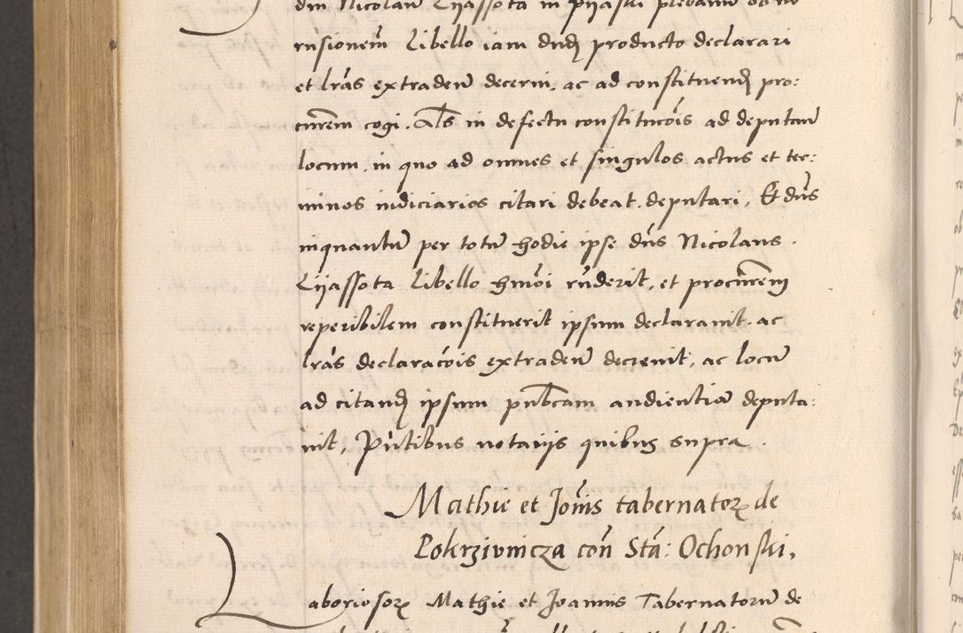 Zdjęcie nr 708 dla obiektu archiwalnego: Acta actorum, sententiarum diffinitivarum coram reverendo domino Petro Miscowski canonico et in spiritualibus vicario generali Cracoviensi ad annum Domini Mᵐᵘᵐ DXLVIᵗᵘᵐ, cuius indictio est quarta, pontificatus sanctissimi in Christo patris et domini nostri domini Pauli divina providencia pape tercii, a die tercia mensis Novembris, annus duodecimus (sic!) feliciter continuantur