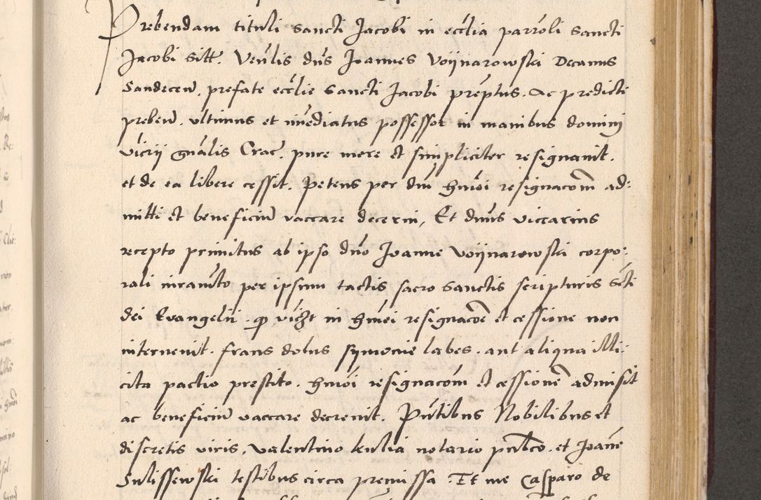 Zdjęcie nr 695 dla obiektu archiwalnego: Acta actorum, sententiarum diffinitivarum coram reverendo domino Petro Miscowski canonico et in spiritualibus vicario generali Cracoviensi ad annum Domini Mᵐᵘᵐ DXLVIᵗᵘᵐ, cuius indictio est quarta, pontificatus sanctissimi in Christo patris et domini nostri domini Pauli divina providencia pape tercii, a die tercia mensis Novembris, annus duodecimus (sic!) feliciter continuantur