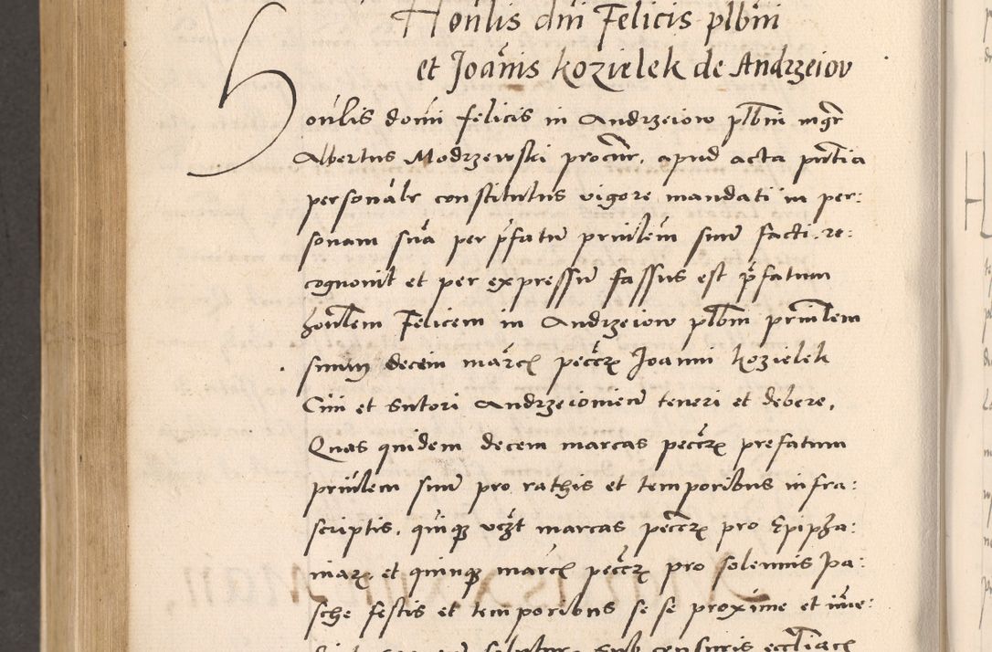 Zdjęcie nr 692 dla obiektu archiwalnego: Acta actorum, sententiarum diffinitivarum coram reverendo domino Petro Miscowski canonico et in spiritualibus vicario generali Cracoviensi ad annum Domini Mᵐᵘᵐ DXLVIᵗᵘᵐ, cuius indictio est quarta, pontificatus sanctissimi in Christo patris et domini nostri domini Pauli divina providencia pape tercii, a die tercia mensis Novembris, annus duodecimus (sic!) feliciter continuantur