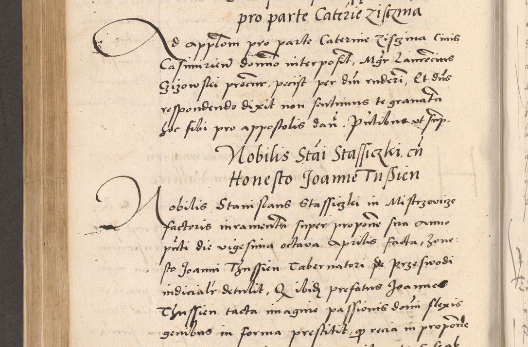 Zdjęcie nr 688 dla obiektu archiwalnego: Acta actorum, sententiarum diffinitivarum coram reverendo domino Petro Miscowski canonico et in spiritualibus vicario generali Cracoviensi ad annum Domini Mᵐᵘᵐ DXLVIᵗᵘᵐ, cuius indictio est quarta, pontificatus sanctissimi in Christo patris et domini nostri domini Pauli divina providencia pape tercii, a die tercia mensis Novembris, annus duodecimus (sic!) feliciter continuantur