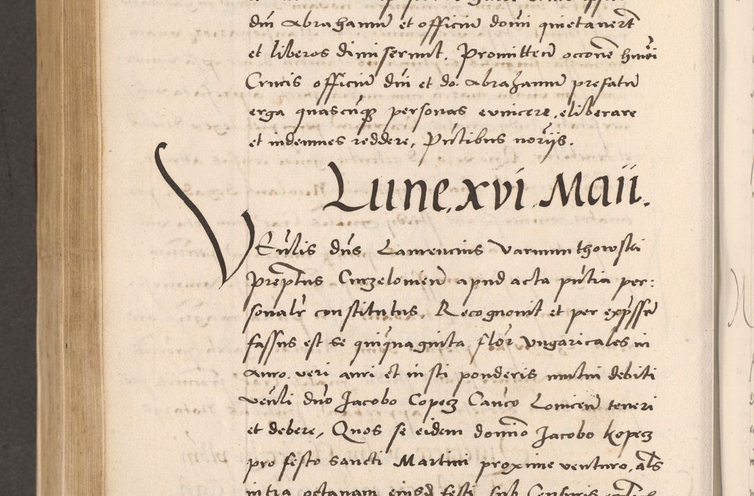Zdjęcie nr 684 dla obiektu archiwalnego: Acta actorum, sententiarum diffinitivarum coram reverendo domino Petro Miscowski canonico et in spiritualibus vicario generali Cracoviensi ad annum Domini Mᵐᵘᵐ DXLVIᵗᵘᵐ, cuius indictio est quarta, pontificatus sanctissimi in Christo patris et domini nostri domini Pauli divina providencia pape tercii, a die tercia mensis Novembris, annus duodecimus (sic!) feliciter continuantur
