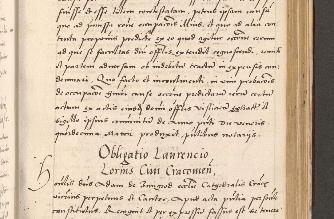 Zdjęcie nr 681 dla obiektu archiwalnego: Acta actorum, sententiarum diffinitivarum coram reverendo domino Petro Miscowski canonico et in spiritualibus vicario generali Cracoviensi ad annum Domini Mᵐᵘᵐ DXLVIᵗᵘᵐ, cuius indictio est quarta, pontificatus sanctissimi in Christo patris et domini nostri domini Pauli divina providencia pape tercii, a die tercia mensis Novembris, annus duodecimus (sic!) feliciter continuantur