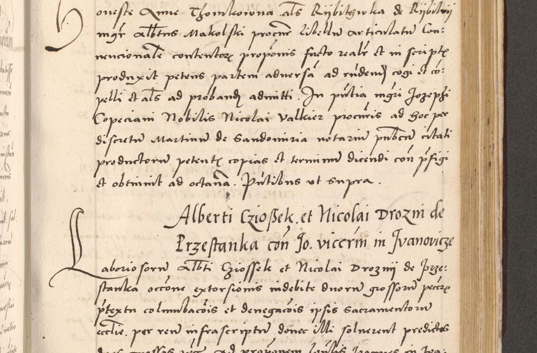 Zdjęcie nr 679 dla obiektu archiwalnego: Acta actorum, sententiarum diffinitivarum coram reverendo domino Petro Miscowski canonico et in spiritualibus vicario generali Cracoviensi ad annum Domini Mᵐᵘᵐ DXLVIᵗᵘᵐ, cuius indictio est quarta, pontificatus sanctissimi in Christo patris et domini nostri domini Pauli divina providencia pape tercii, a die tercia mensis Novembris, annus duodecimus (sic!) feliciter continuantur