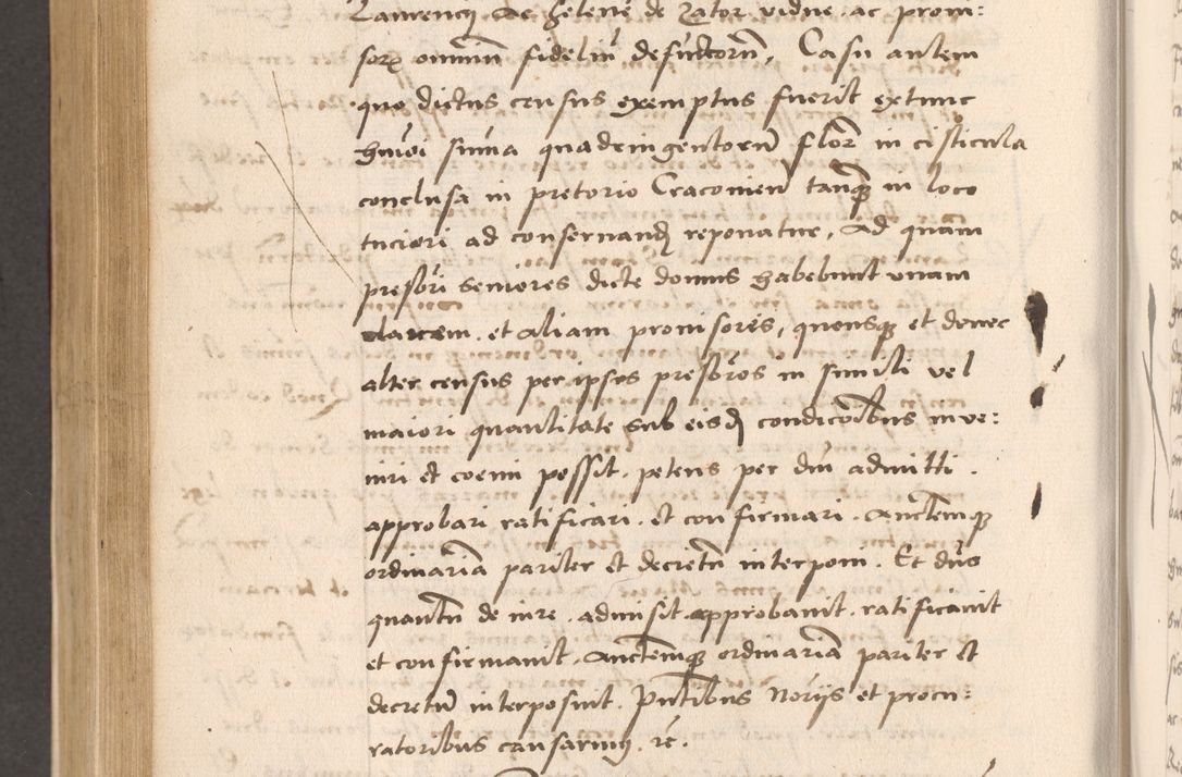 Zdjęcie nr 672 dla obiektu archiwalnego: Acta actorum, sententiarum diffinitivarum coram reverendo domino Petro Miscowski canonico et in spiritualibus vicario generali Cracoviensi ad annum Domini Mᵐᵘᵐ DXLVIᵗᵘᵐ, cuius indictio est quarta, pontificatus sanctissimi in Christo patris et domini nostri domini Pauli divina providencia pape tercii, a die tercia mensis Novembris, annus duodecimus (sic!) feliciter continuantur