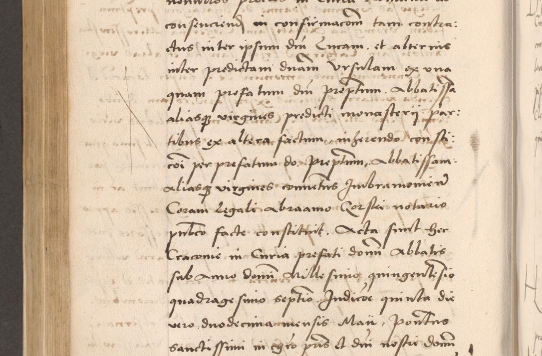 Zdjęcie nr 674 dla obiektu archiwalnego: Acta actorum, sententiarum diffinitivarum coram reverendo domino Petro Miscowski canonico et in spiritualibus vicario generali Cracoviensi ad annum Domini Mᵐᵘᵐ DXLVIᵗᵘᵐ, cuius indictio est quarta, pontificatus sanctissimi in Christo patris et domini nostri domini Pauli divina providencia pape tercii, a die tercia mensis Novembris, annus duodecimus (sic!) feliciter continuantur