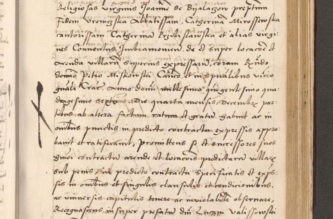 Zdjęcie nr 673 dla obiektu archiwalnego: Acta actorum, sententiarum diffinitivarum coram reverendo domino Petro Miscowski canonico et in spiritualibus vicario generali Cracoviensi ad annum Domini Mᵐᵘᵐ DXLVIᵗᵘᵐ, cuius indictio est quarta, pontificatus sanctissimi in Christo patris et domini nostri domini Pauli divina providencia pape tercii, a die tercia mensis Novembris, annus duodecimus (sic!) feliciter continuantur