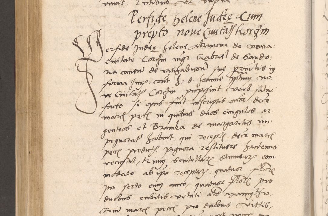 Zdjęcie nr 668 dla obiektu archiwalnego: Acta actorum, sententiarum diffinitivarum coram reverendo domino Petro Miscowski canonico et in spiritualibus vicario generali Cracoviensi ad annum Domini Mᵐᵘᵐ DXLVIᵗᵘᵐ, cuius indictio est quarta, pontificatus sanctissimi in Christo patris et domini nostri domini Pauli divina providencia pape tercii, a die tercia mensis Novembris, annus duodecimus (sic!) feliciter continuantur