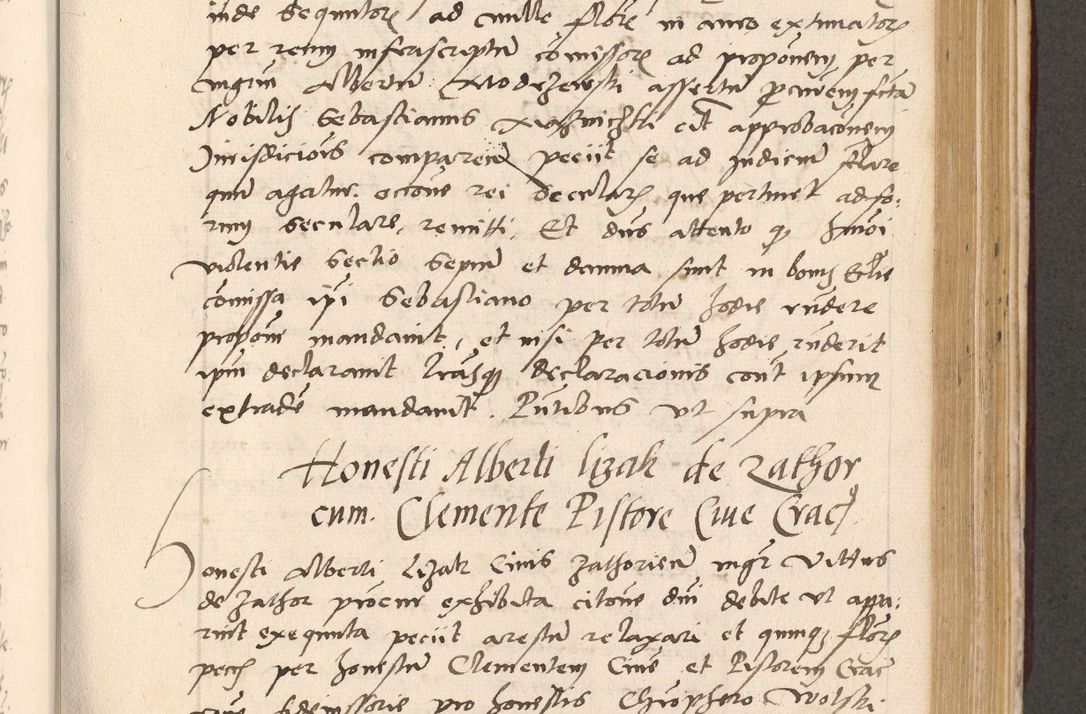 Zdjęcie nr 667 dla obiektu archiwalnego: Acta actorum, sententiarum diffinitivarum coram reverendo domino Petro Miscowski canonico et in spiritualibus vicario generali Cracoviensi ad annum Domini Mᵐᵘᵐ DXLVIᵗᵘᵐ, cuius indictio est quarta, pontificatus sanctissimi in Christo patris et domini nostri domini Pauli divina providencia pape tercii, a die tercia mensis Novembris, annus duodecimus (sic!) feliciter continuantur