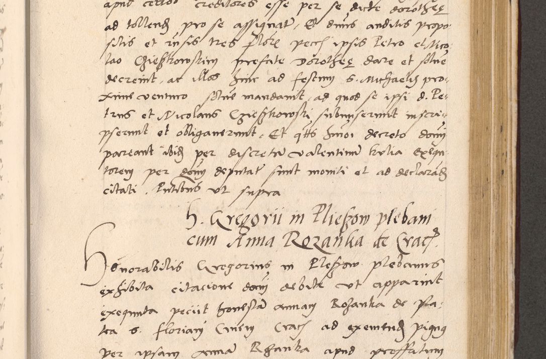 Zdjęcie nr 665 dla obiektu archiwalnego: Acta actorum, sententiarum diffinitivarum coram reverendo domino Petro Miscowski canonico et in spiritualibus vicario generali Cracoviensi ad annum Domini Mᵐᵘᵐ DXLVIᵗᵘᵐ, cuius indictio est quarta, pontificatus sanctissimi in Christo patris et domini nostri domini Pauli divina providencia pape tercii, a die tercia mensis Novembris, annus duodecimus (sic!) feliciter continuantur