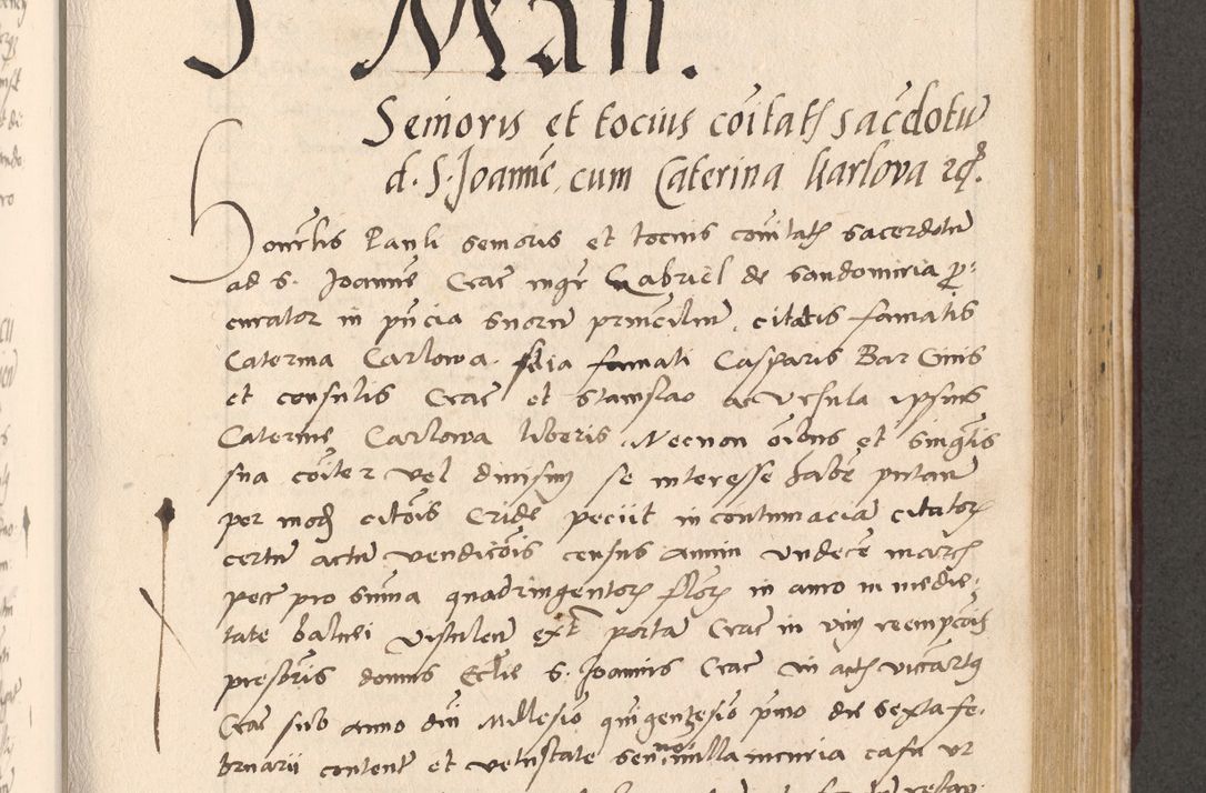 Zdjęcie nr 663 dla obiektu archiwalnego: Acta actorum, sententiarum diffinitivarum coram reverendo domino Petro Miscowski canonico et in spiritualibus vicario generali Cracoviensi ad annum Domini Mᵐᵘᵐ DXLVIᵗᵘᵐ, cuius indictio est quarta, pontificatus sanctissimi in Christo patris et domini nostri domini Pauli divina providencia pape tercii, a die tercia mensis Novembris, annus duodecimus (sic!) feliciter continuantur