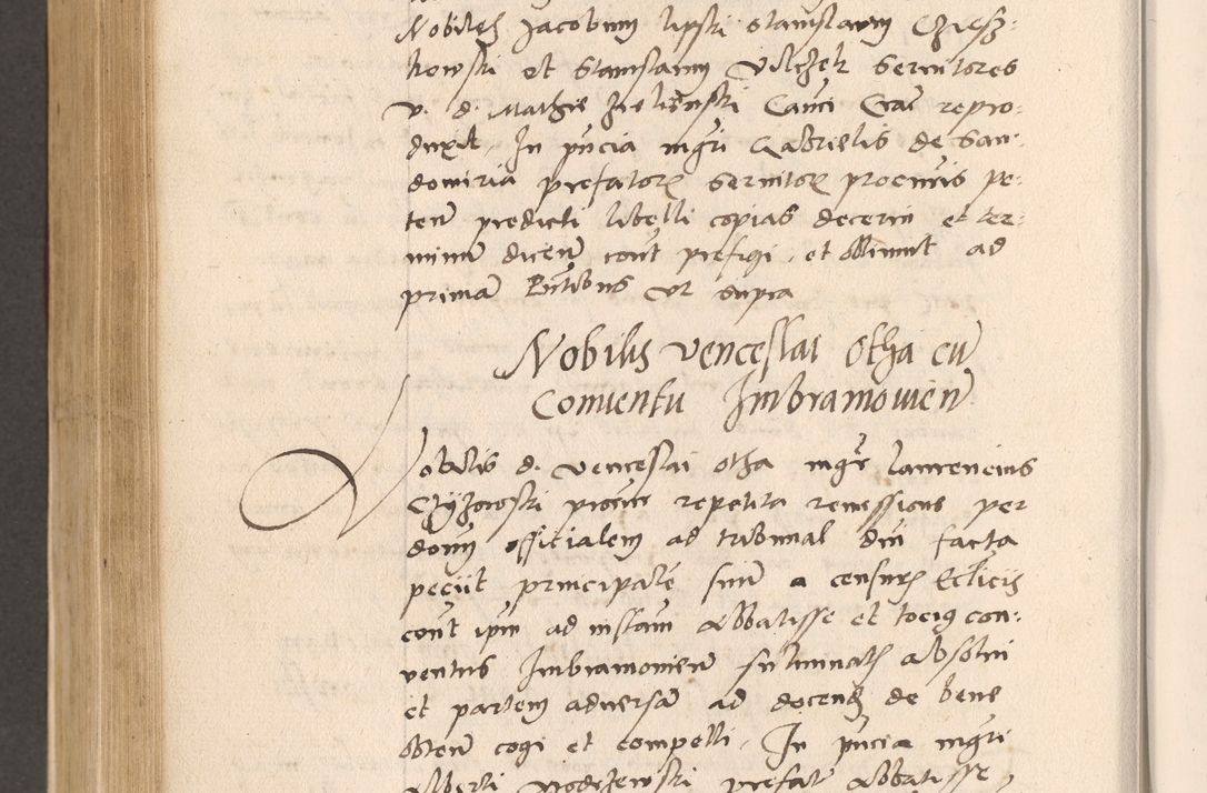 Zdjęcie nr 656 dla obiektu archiwalnego: Acta actorum, sententiarum diffinitivarum coram reverendo domino Petro Miscowski canonico et in spiritualibus vicario generali Cracoviensi ad annum Domini Mᵐᵘᵐ DXLVIᵗᵘᵐ, cuius indictio est quarta, pontificatus sanctissimi in Christo patris et domini nostri domini Pauli divina providencia pape tercii, a die tercia mensis Novembris, annus duodecimus (sic!) feliciter continuantur