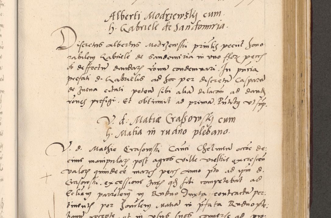 Zdjęcie nr 651 dla obiektu archiwalnego: Acta actorum, sententiarum diffinitivarum coram reverendo domino Petro Miscowski canonico et in spiritualibus vicario generali Cracoviensi ad annum Domini Mᵐᵘᵐ DXLVIᵗᵘᵐ, cuius indictio est quarta, pontificatus sanctissimi in Christo patris et domini nostri domini Pauli divina providencia pape tercii, a die tercia mensis Novembris, annus duodecimus (sic!) feliciter continuantur