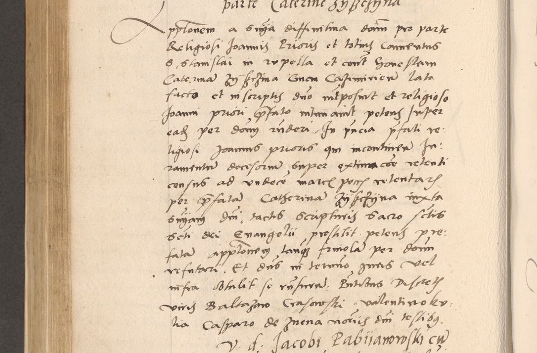 Zdjęcie nr 646 dla obiektu archiwalnego: Acta actorum, sententiarum diffinitivarum coram reverendo domino Petro Miscowski canonico et in spiritualibus vicario generali Cracoviensi ad annum Domini Mᵐᵘᵐ DXLVIᵗᵘᵐ, cuius indictio est quarta, pontificatus sanctissimi in Christo patris et domini nostri domini Pauli divina providencia pape tercii, a die tercia mensis Novembris, annus duodecimus (sic!) feliciter continuantur