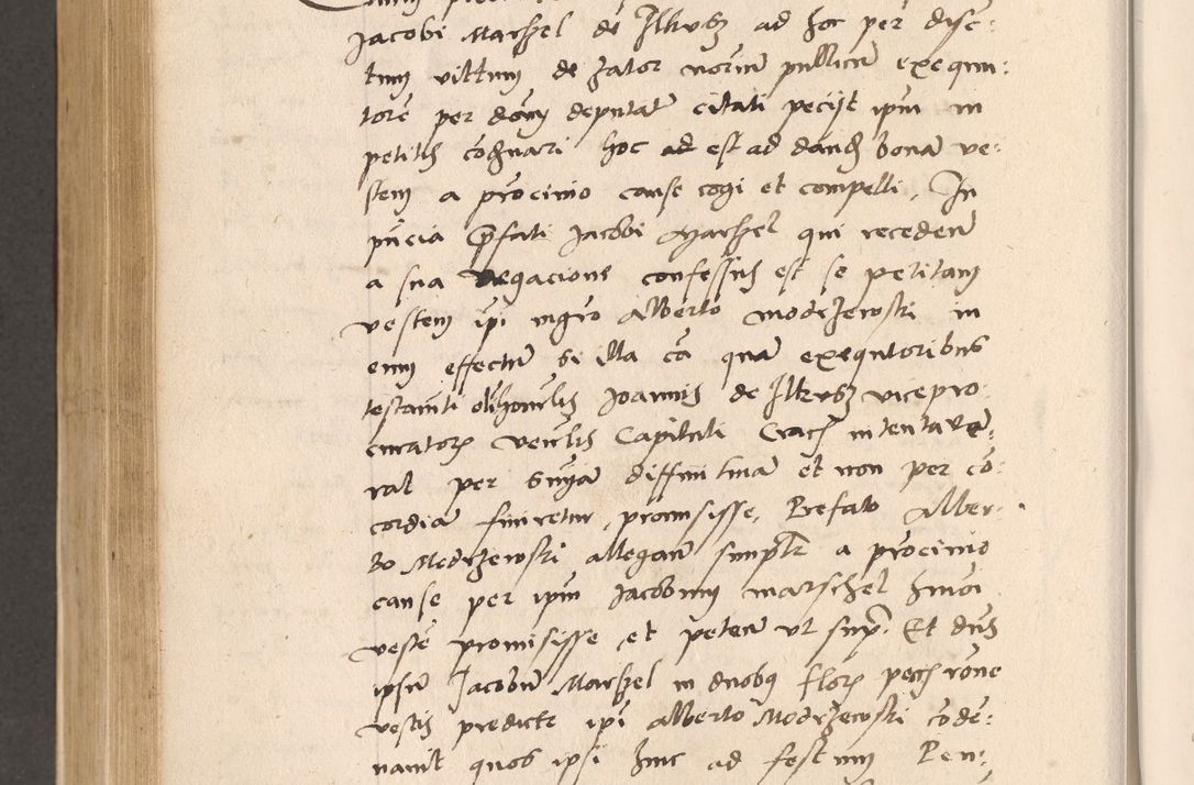 Zdjęcie nr 640 dla obiektu archiwalnego: Acta actorum, sententiarum diffinitivarum coram reverendo domino Petro Miscowski canonico et in spiritualibus vicario generali Cracoviensi ad annum Domini Mᵐᵘᵐ DXLVIᵗᵘᵐ, cuius indictio est quarta, pontificatus sanctissimi in Christo patris et domini nostri domini Pauli divina providencia pape tercii, a die tercia mensis Novembris, annus duodecimus (sic!) feliciter continuantur