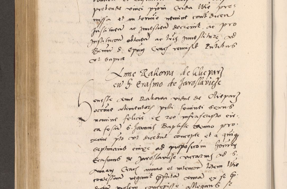 Zdjęcie nr 634 dla obiektu archiwalnego: Acta actorum, sententiarum diffinitivarum coram reverendo domino Petro Miscowski canonico et in spiritualibus vicario generali Cracoviensi ad annum Domini Mᵐᵘᵐ DXLVIᵗᵘᵐ, cuius indictio est quarta, pontificatus sanctissimi in Christo patris et domini nostri domini Pauli divina providencia pape tercii, a die tercia mensis Novembris, annus duodecimus (sic!) feliciter continuantur