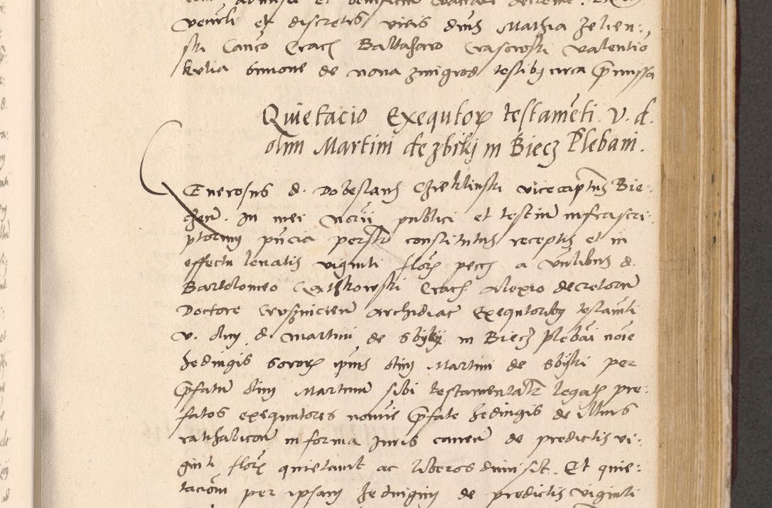 Zdjęcie nr 623 dla obiektu archiwalnego: Acta actorum, sententiarum diffinitivarum coram reverendo domino Petro Miscowski canonico et in spiritualibus vicario generali Cracoviensi ad annum Domini Mᵐᵘᵐ DXLVIᵗᵘᵐ, cuius indictio est quarta, pontificatus sanctissimi in Christo patris et domini nostri domini Pauli divina providencia pape tercii, a die tercia mensis Novembris, annus duodecimus (sic!) feliciter continuantur