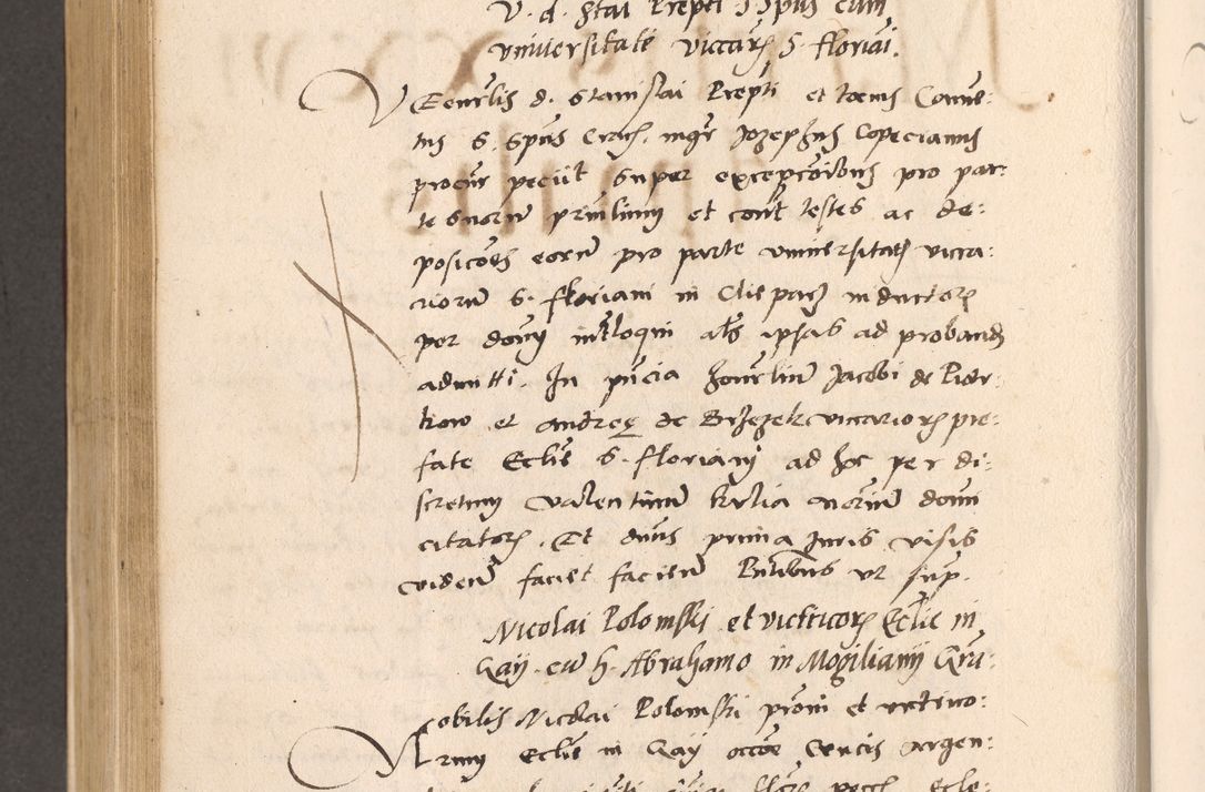 Zdjęcie nr 626 dla obiektu archiwalnego: Acta actorum, sententiarum diffinitivarum coram reverendo domino Petro Miscowski canonico et in spiritualibus vicario generali Cracoviensi ad annum Domini Mᵐᵘᵐ DXLVIᵗᵘᵐ, cuius indictio est quarta, pontificatus sanctissimi in Christo patris et domini nostri domini Pauli divina providencia pape tercii, a die tercia mensis Novembris, annus duodecimus (sic!) feliciter continuantur