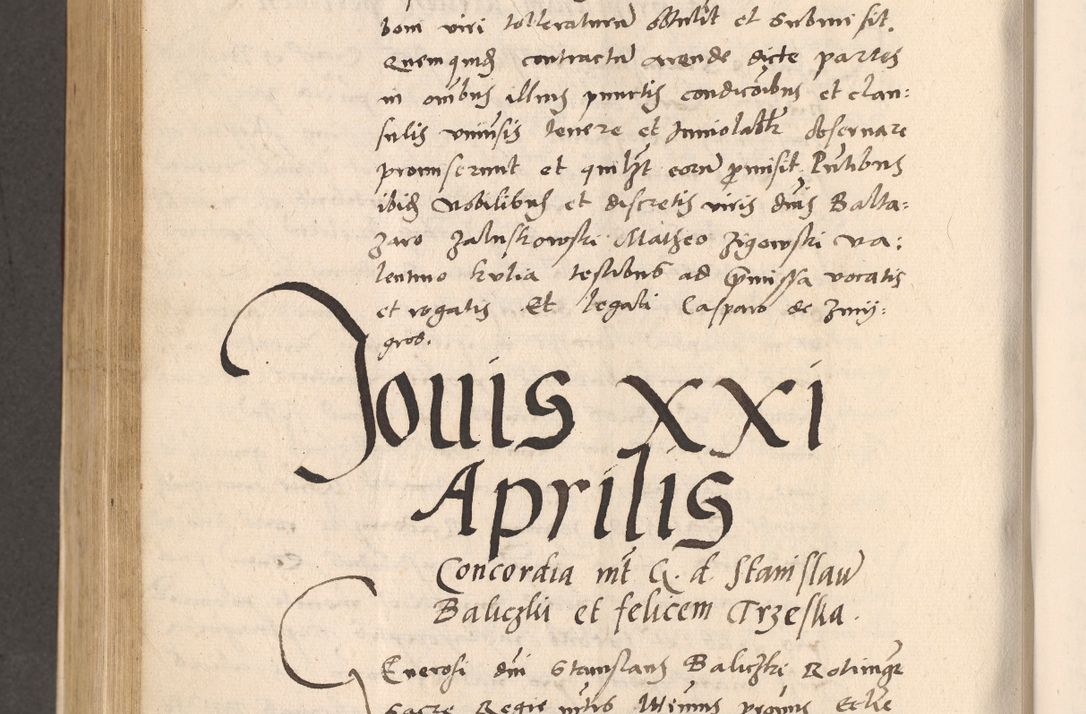 Zdjęcie nr 618 dla obiektu archiwalnego: Acta actorum, sententiarum diffinitivarum coram reverendo domino Petro Miscowski canonico et in spiritualibus vicario generali Cracoviensi ad annum Domini Mᵐᵘᵐ DXLVIᵗᵘᵐ, cuius indictio est quarta, pontificatus sanctissimi in Christo patris et domini nostri domini Pauli divina providencia pape tercii, a die tercia mensis Novembris, annus duodecimus (sic!) feliciter continuantur