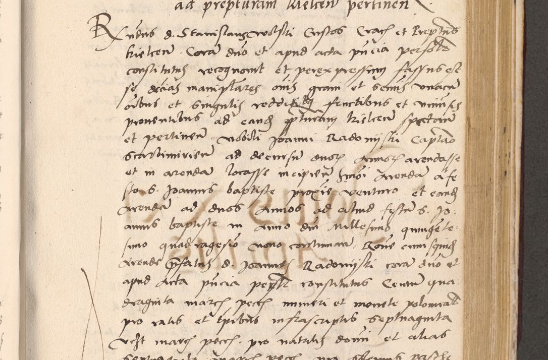 Zdjęcie nr 617 dla obiektu archiwalnego: Acta actorum, sententiarum diffinitivarum coram reverendo domino Petro Miscowski canonico et in spiritualibus vicario generali Cracoviensi ad annum Domini Mᵐᵘᵐ DXLVIᵗᵘᵐ, cuius indictio est quarta, pontificatus sanctissimi in Christo patris et domini nostri domini Pauli divina providencia pape tercii, a die tercia mensis Novembris, annus duodecimus (sic!) feliciter continuantur