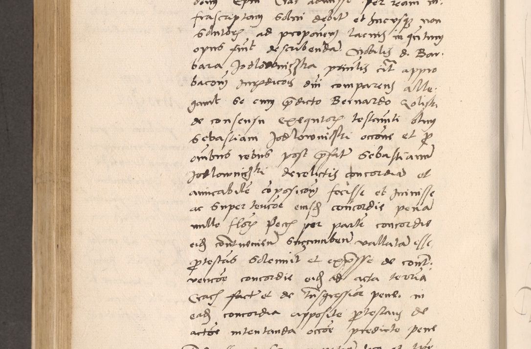 Zdjęcie nr 614 dla obiektu archiwalnego: Acta actorum, sententiarum diffinitivarum coram reverendo domino Petro Miscowski canonico et in spiritualibus vicario generali Cracoviensi ad annum Domini Mᵐᵘᵐ DXLVIᵗᵘᵐ, cuius indictio est quarta, pontificatus sanctissimi in Christo patris et domini nostri domini Pauli divina providencia pape tercii, a die tercia mensis Novembris, annus duodecimus (sic!) feliciter continuantur
