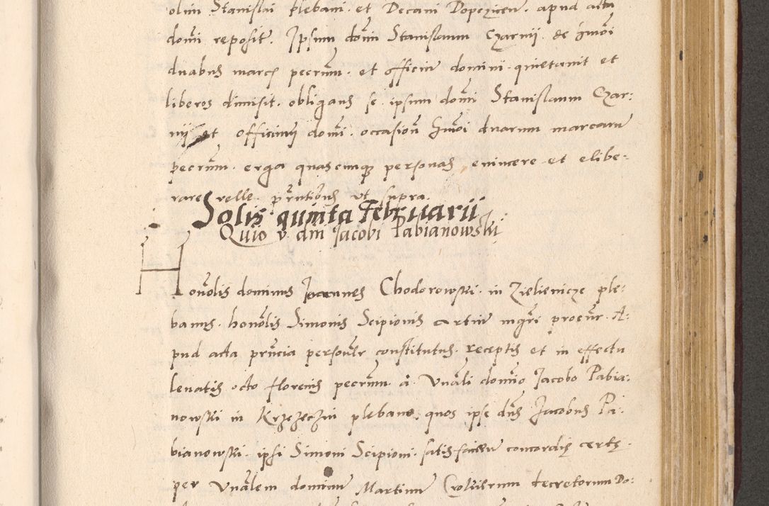 Zdjęcie nr 807 dla obiektu archiwalnego: Acta actorum, sententiarum diffinitivarum coram reverendo domino Petro Miscowski canonico et in spiritualibus vicario generali Cracoviensi ad annum Domini Mᵐᵘᵐ DXLVIᵗᵘᵐ, cuius indictio est quarta, pontificatus sanctissimi in Christo patris et domini nostri domini Pauli divina providencia pape tercii, a die tercia mensis Novembris, annus duodecimus (sic!) feliciter continuantur