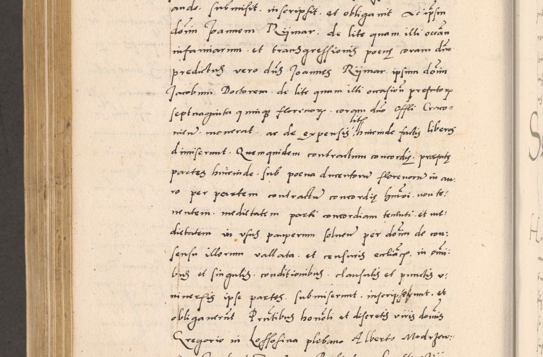 Zdjęcie nr 1000 dla obiektu archiwalnego: Acta actorum, sententiarum diffinitivarum coram reverendo domino Petro Miscowski canonico et in spiritualibus vicario generali Cracoviensi ad annum Domini Mᵐᵘᵐ DXLVIᵗᵘᵐ, cuius indictio est quarta, pontificatus sanctissimi in Christo patris et domini nostri domini Pauli divina providencia pape tercii, a die tercia mensis Novembris, annus duodecimus (sic!) feliciter continuantur