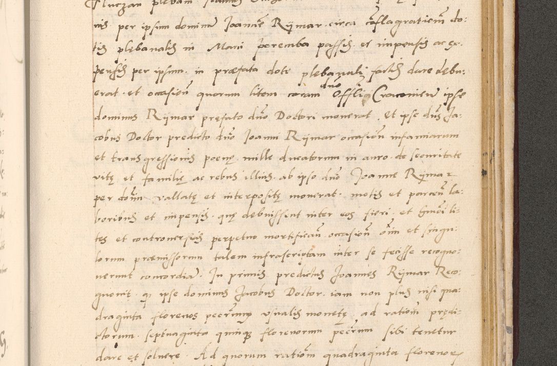 Zdjęcie nr 999 dla obiektu archiwalnego: Acta actorum, sententiarum diffinitivarum coram reverendo domino Petro Miscowski canonico et in spiritualibus vicario generali Cracoviensi ad annum Domini Mᵐᵘᵐ DXLVIᵗᵘᵐ, cuius indictio est quarta, pontificatus sanctissimi in Christo patris et domini nostri domini Pauli divina providencia pape tercii, a die tercia mensis Novembris, annus duodecimus (sic!) feliciter continuantur