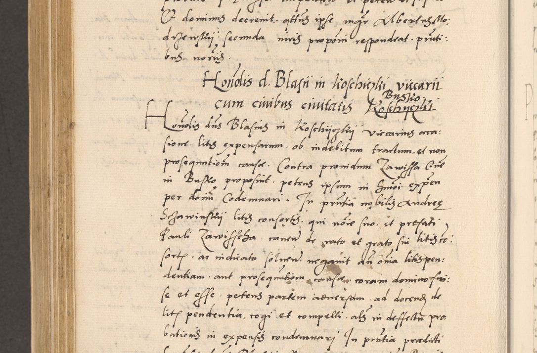 Zdjęcie nr 988 dla obiektu archiwalnego: Acta actorum, sententiarum diffinitivarum coram reverendo domino Petro Miscowski canonico et in spiritualibus vicario generali Cracoviensi ad annum Domini Mᵐᵘᵐ DXLVIᵗᵘᵐ, cuius indictio est quarta, pontificatus sanctissimi in Christo patris et domini nostri domini Pauli divina providencia pape tercii, a die tercia mensis Novembris, annus duodecimus (sic!) feliciter continuantur