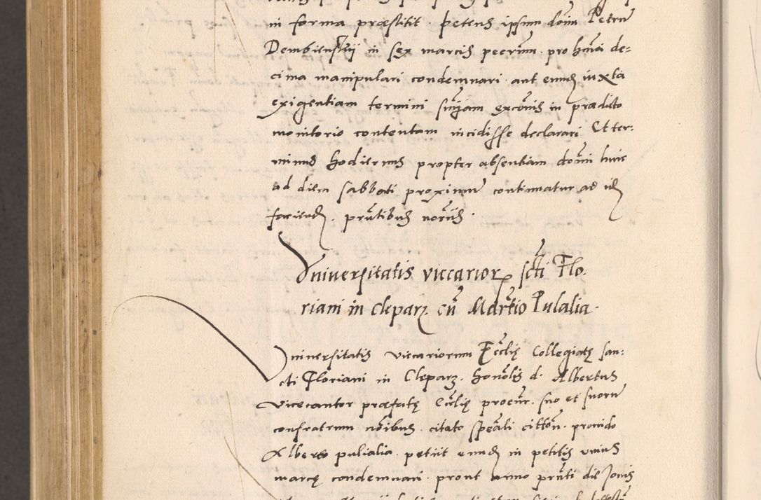 Zdjęcie nr 982 dla obiektu archiwalnego: Acta actorum, sententiarum diffinitivarum coram reverendo domino Petro Miscowski canonico et in spiritualibus vicario generali Cracoviensi ad annum Domini Mᵐᵘᵐ DXLVIᵗᵘᵐ, cuius indictio est quarta, pontificatus sanctissimi in Christo patris et domini nostri domini Pauli divina providencia pape tercii, a die tercia mensis Novembris, annus duodecimus (sic!) feliciter continuantur
