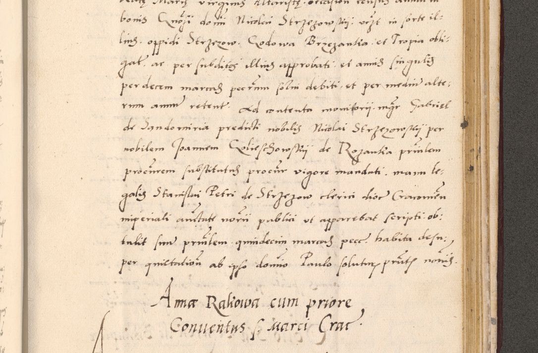 Zdjęcie nr 975 dla obiektu archiwalnego: Acta actorum, sententiarum diffinitivarum coram reverendo domino Petro Miscowski canonico et in spiritualibus vicario generali Cracoviensi ad annum Domini Mᵐᵘᵐ DXLVIᵗᵘᵐ, cuius indictio est quarta, pontificatus sanctissimi in Christo patris et domini nostri domini Pauli divina providencia pape tercii, a die tercia mensis Novembris, annus duodecimus (sic!) feliciter continuantur