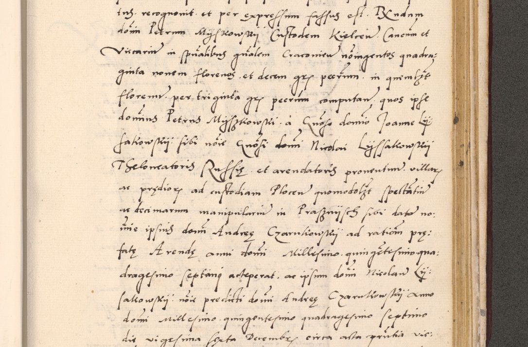 Zdjęcie nr 969 dla obiektu archiwalnego: Acta actorum, sententiarum diffinitivarum coram reverendo domino Petro Miscowski canonico et in spiritualibus vicario generali Cracoviensi ad annum Domini Mᵐᵘᵐ DXLVIᵗᵘᵐ, cuius indictio est quarta, pontificatus sanctissimi in Christo patris et domini nostri domini Pauli divina providencia pape tercii, a die tercia mensis Novembris, annus duodecimus (sic!) feliciter continuantur
