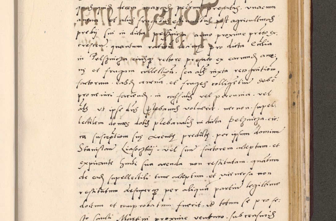 Zdjęcie nr 965 dla obiektu archiwalnego: Acta actorum, sententiarum diffinitivarum coram reverendo domino Petro Miscowski canonico et in spiritualibus vicario generali Cracoviensi ad annum Domini Mᵐᵘᵐ DXLVIᵗᵘᵐ, cuius indictio est quarta, pontificatus sanctissimi in Christo patris et domini nostri domini Pauli divina providencia pape tercii, a die tercia mensis Novembris, annus duodecimus (sic!) feliciter continuantur