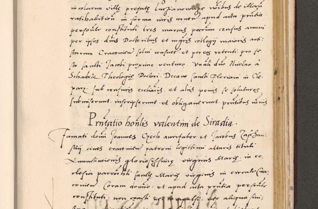 Zdjęcie nr 963 dla obiektu archiwalnego: Acta actorum, sententiarum diffinitivarum coram reverendo domino Petro Miscowski canonico et in spiritualibus vicario generali Cracoviensi ad annum Domini Mᵐᵘᵐ DXLVIᵗᵘᵐ, cuius indictio est quarta, pontificatus sanctissimi in Christo patris et domini nostri domini Pauli divina providencia pape tercii, a die tercia mensis Novembris, annus duodecimus (sic!) feliciter continuantur