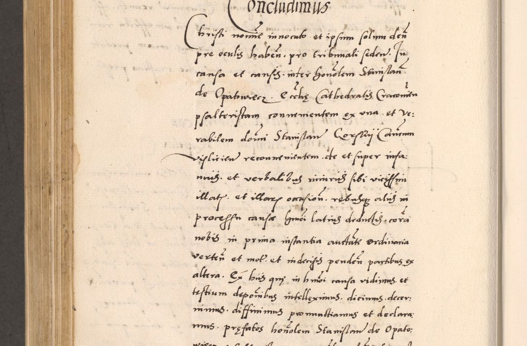 Zdjęcie nr 952 dla obiektu archiwalnego: Acta actorum, sententiarum diffinitivarum coram reverendo domino Petro Miscowski canonico et in spiritualibus vicario generali Cracoviensi ad annum Domini Mᵐᵘᵐ DXLVIᵗᵘᵐ, cuius indictio est quarta, pontificatus sanctissimi in Christo patris et domini nostri domini Pauli divina providencia pape tercii, a die tercia mensis Novembris, annus duodecimus (sic!) feliciter continuantur