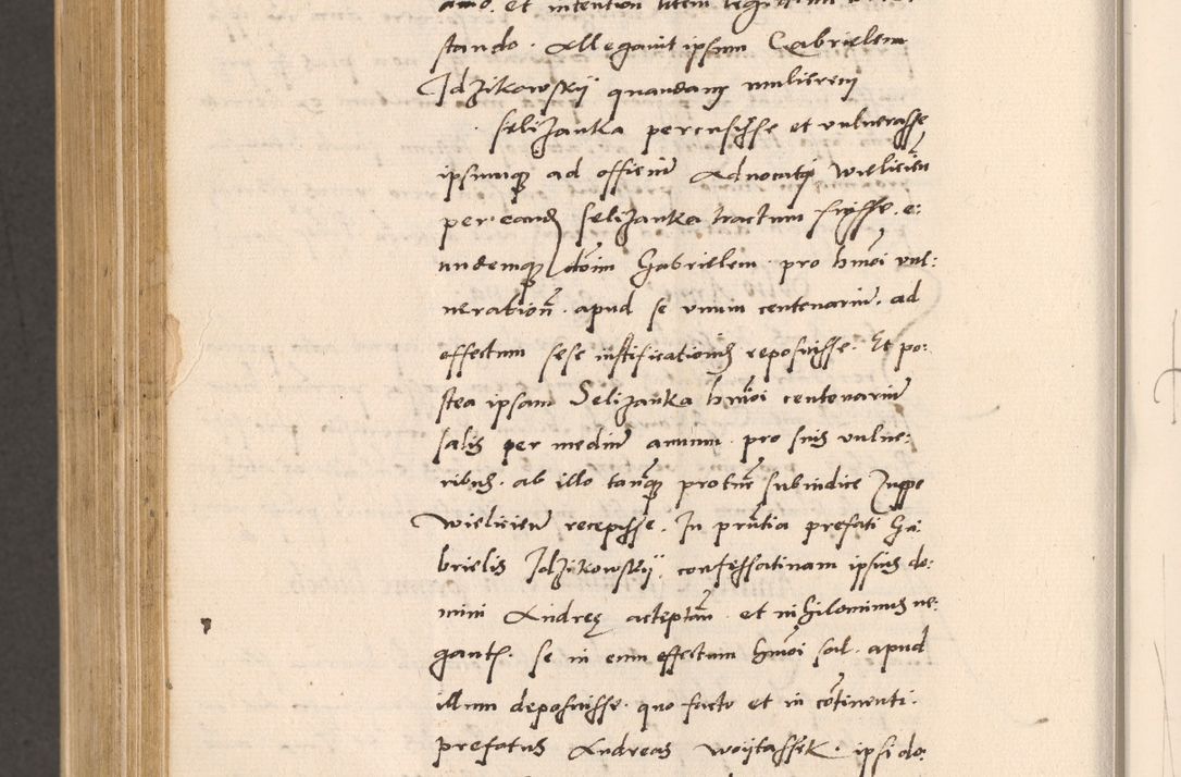 Zdjęcie nr 950 dla obiektu archiwalnego: Acta actorum, sententiarum diffinitivarum coram reverendo domino Petro Miscowski canonico et in spiritualibus vicario generali Cracoviensi ad annum Domini Mᵐᵘᵐ DXLVIᵗᵘᵐ, cuius indictio est quarta, pontificatus sanctissimi in Christo patris et domini nostri domini Pauli divina providencia pape tercii, a die tercia mensis Novembris, annus duodecimus (sic!) feliciter continuantur