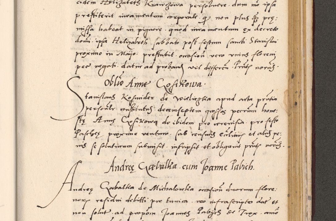 Zdjęcie nr 949 dla obiektu archiwalnego: Acta actorum, sententiarum diffinitivarum coram reverendo domino Petro Miscowski canonico et in spiritualibus vicario generali Cracoviensi ad annum Domini Mᵐᵘᵐ DXLVIᵗᵘᵐ, cuius indictio est quarta, pontificatus sanctissimi in Christo patris et domini nostri domini Pauli divina providencia pape tercii, a die tercia mensis Novembris, annus duodecimus (sic!) feliciter continuantur