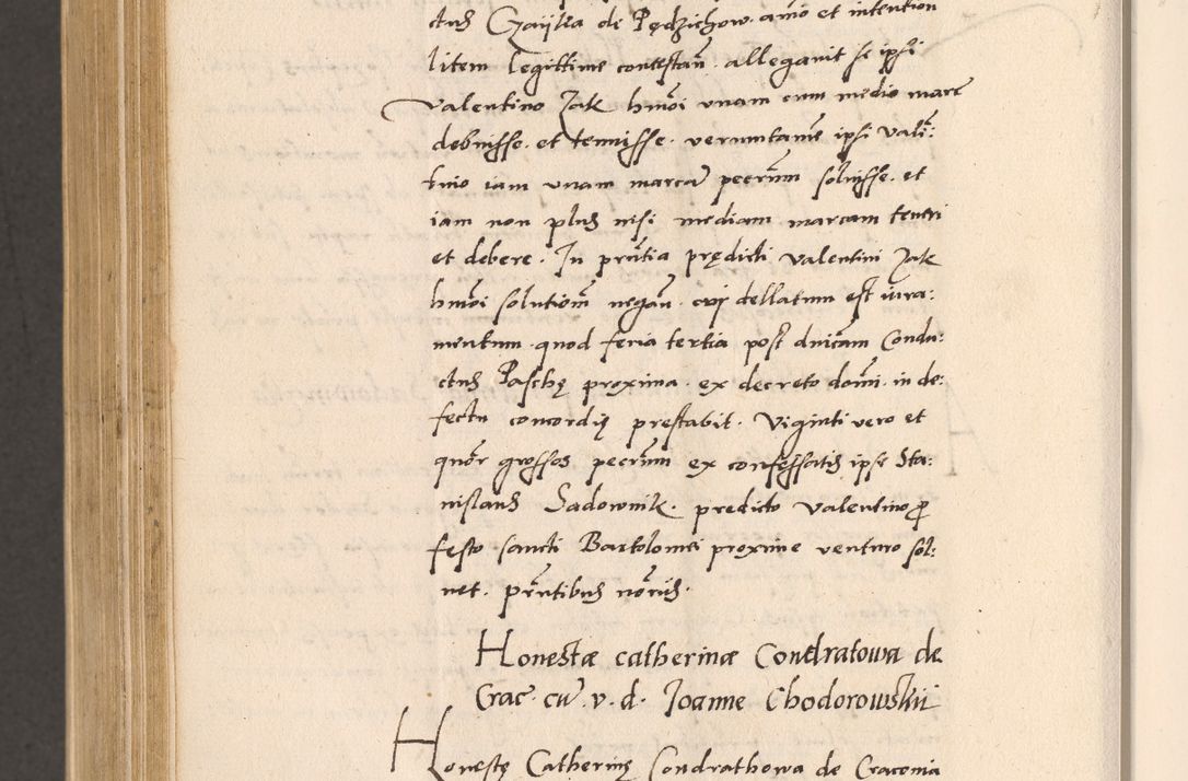 Zdjęcie nr 944 dla obiektu archiwalnego: Acta actorum, sententiarum diffinitivarum coram reverendo domino Petro Miscowski canonico et in spiritualibus vicario generali Cracoviensi ad annum Domini Mᵐᵘᵐ DXLVIᵗᵘᵐ, cuius indictio est quarta, pontificatus sanctissimi in Christo patris et domini nostri domini Pauli divina providencia pape tercii, a die tercia mensis Novembris, annus duodecimus (sic!) feliciter continuantur