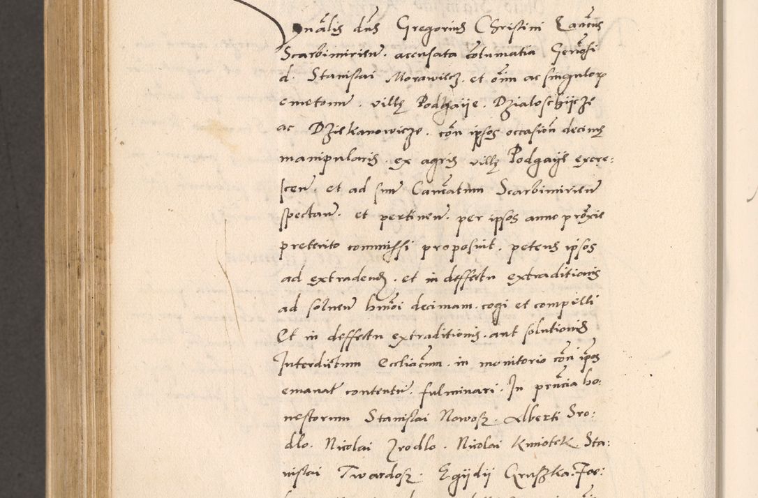 Zdjęcie nr 940 dla obiektu archiwalnego: Acta actorum, sententiarum diffinitivarum coram reverendo domino Petro Miscowski canonico et in spiritualibus vicario generali Cracoviensi ad annum Domini Mᵐᵘᵐ DXLVIᵗᵘᵐ, cuius indictio est quarta, pontificatus sanctissimi in Christo patris et domini nostri domini Pauli divina providencia pape tercii, a die tercia mensis Novembris, annus duodecimus (sic!) feliciter continuantur