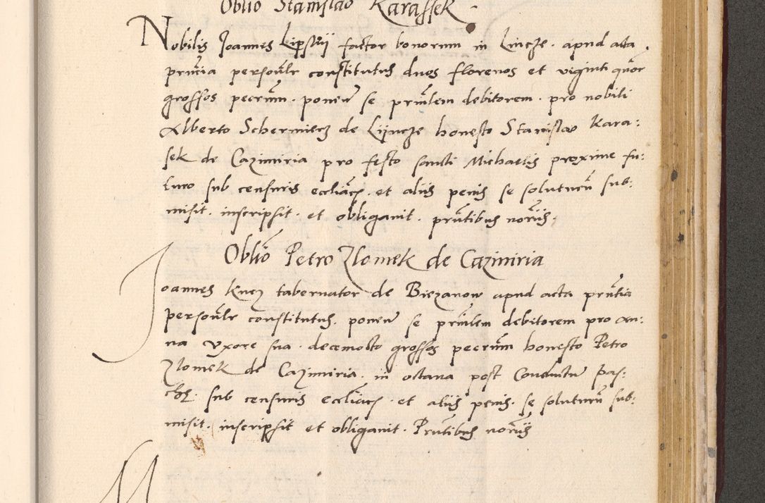Zdjęcie nr 939 dla obiektu archiwalnego: Acta actorum, sententiarum diffinitivarum coram reverendo domino Petro Miscowski canonico et in spiritualibus vicario generali Cracoviensi ad annum Domini Mᵐᵘᵐ DXLVIᵗᵘᵐ, cuius indictio est quarta, pontificatus sanctissimi in Christo patris et domini nostri domini Pauli divina providencia pape tercii, a die tercia mensis Novembris, annus duodecimus (sic!) feliciter continuantur