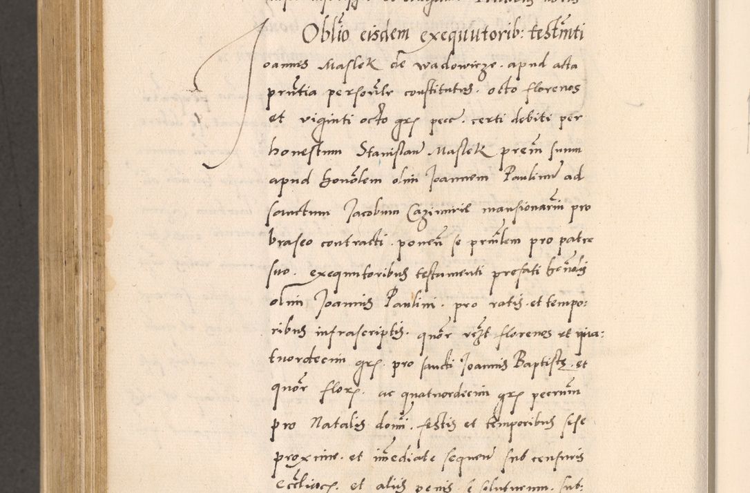Zdjęcie nr 934 dla obiektu archiwalnego: Acta actorum, sententiarum diffinitivarum coram reverendo domino Petro Miscowski canonico et in spiritualibus vicario generali Cracoviensi ad annum Domini Mᵐᵘᵐ DXLVIᵗᵘᵐ, cuius indictio est quarta, pontificatus sanctissimi in Christo patris et domini nostri domini Pauli divina providencia pape tercii, a die tercia mensis Novembris, annus duodecimus (sic!) feliciter continuantur