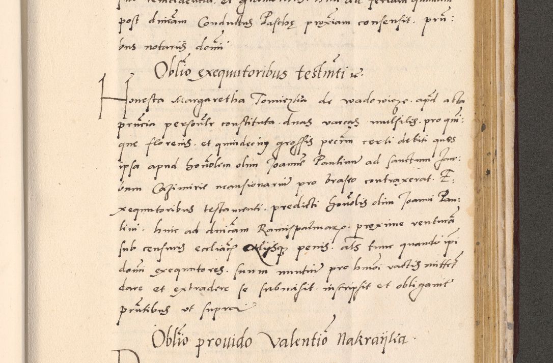 Zdjęcie nr 935 dla obiektu archiwalnego: Acta actorum, sententiarum diffinitivarum coram reverendo domino Petro Miscowski canonico et in spiritualibus vicario generali Cracoviensi ad annum Domini Mᵐᵘᵐ DXLVIᵗᵘᵐ, cuius indictio est quarta, pontificatus sanctissimi in Christo patris et domini nostri domini Pauli divina providencia pape tercii, a die tercia mensis Novembris, annus duodecimus (sic!) feliciter continuantur